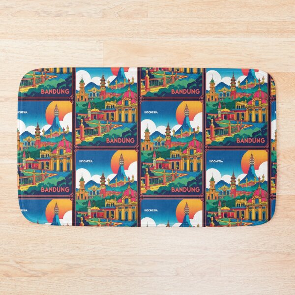 Item preview, Bandung Indonesia Vintage Travel Tourism designed and sold by TravelersGems.