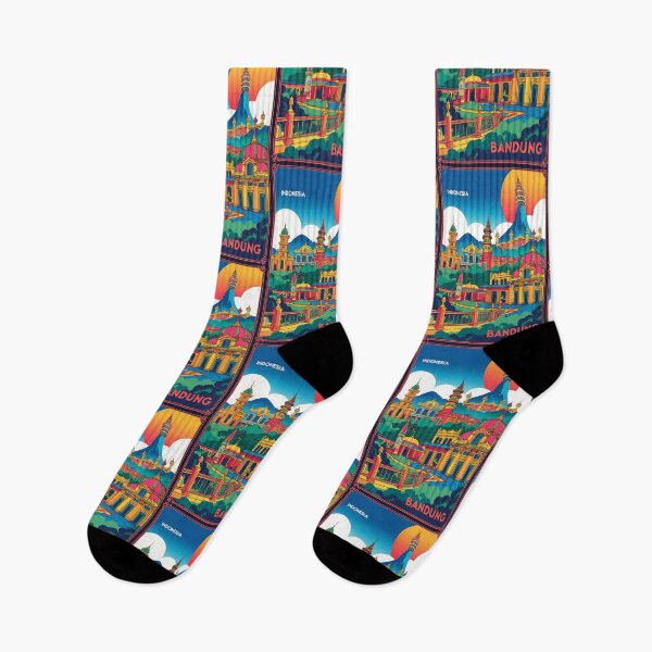 Item preview, Bandung Indonesia Vintage Travel Tourism designed and sold by TravelersGems.