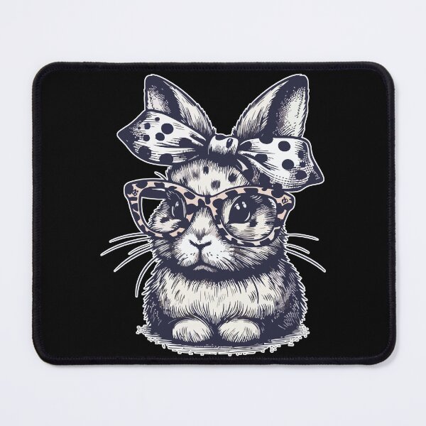 Item preview, Easter Bunny Wearing Leopard Glasses designed and sold by TomFrontierArt.