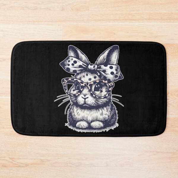 Item preview, Easter Bunny Wearing Leopard Glasses designed and sold by TomFrontierArt.