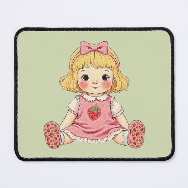 Item preview, Retro dolled up Strawberry designed and sold by Hen-C-Art.