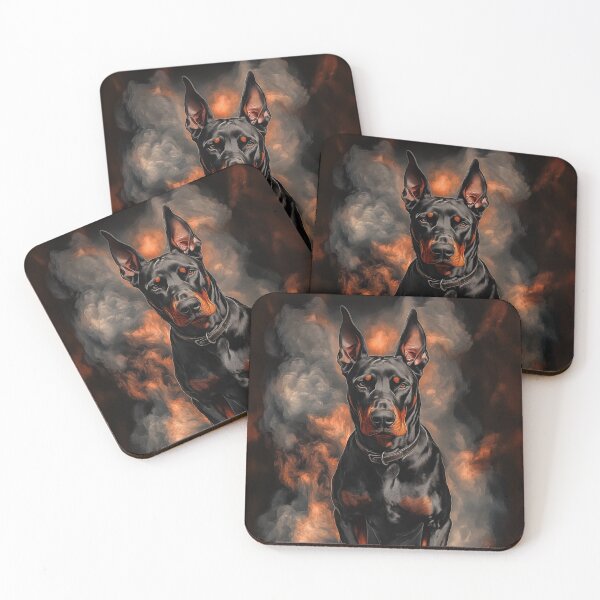 Item preview, Doberman in Smoke designed and sold by PetsArt.