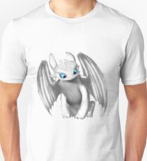 White night fury - how to train your dragon 3 Unisex T-Shirt