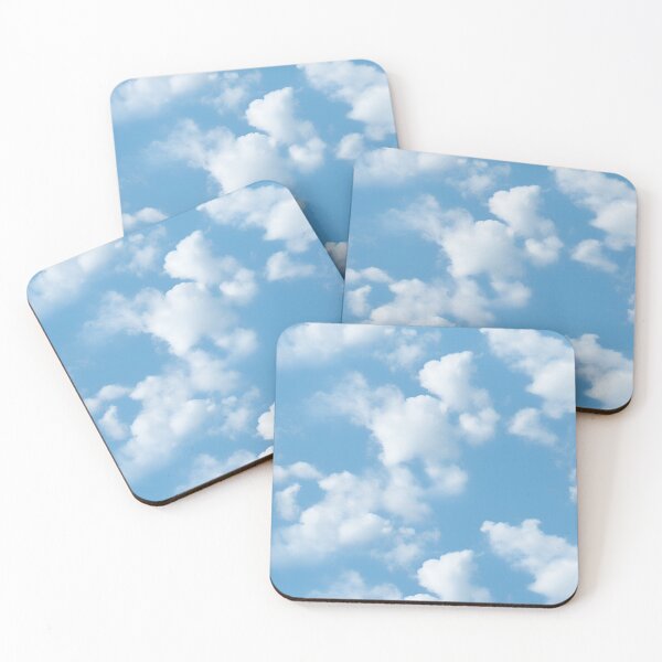 Item preview, Blue sky with fluffy clouds, generated by AI designed and sold by House-of-Wyld.