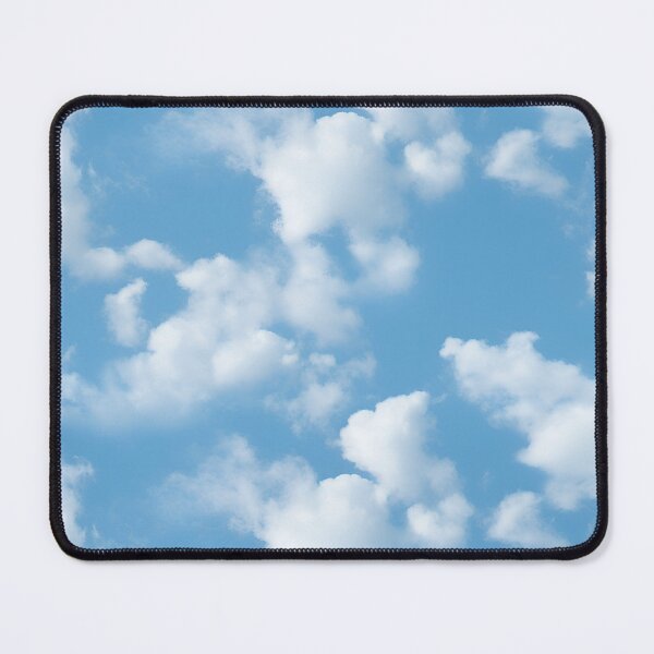Item preview, Blue sky with fluffy clouds, generated by AI designed and sold by House-of-Wyld.
