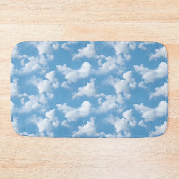 Item preview, Blue sky with fluffy clouds, generated by AI designed and sold by House-of-Wyld.