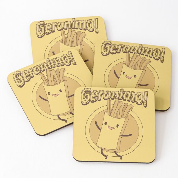 Item preview, Geronimo Jumping French Fries designed and sold by FlashCraft Design.