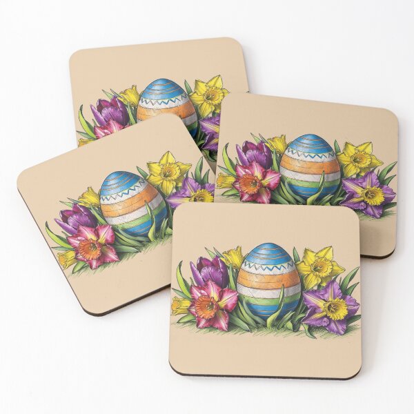 Item preview, Happy Easter Easter Egg Flowers Spring designed and sold by Design_Your_Day.