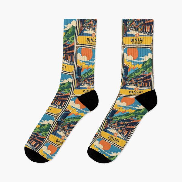 Item preview, Binjai Indonesia Vintage Travel Tourism designed and sold by TravelersGems.