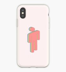 Rainbow Billie Eilish logo iPhone Case
