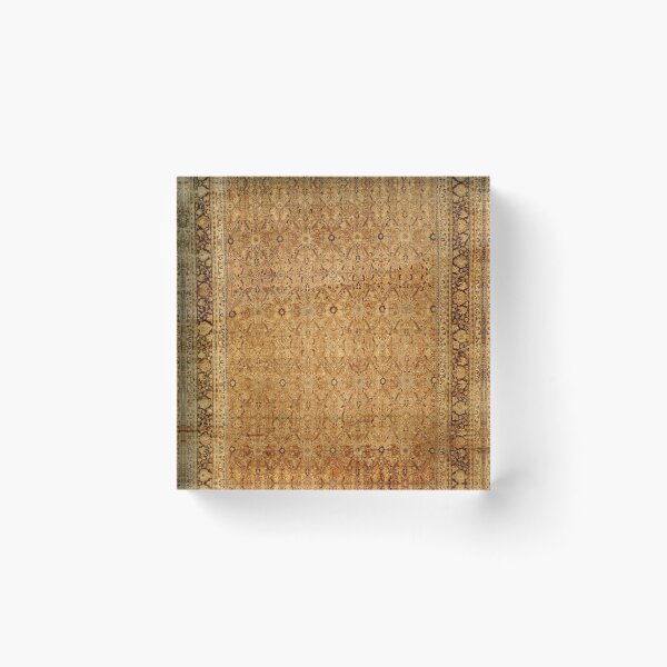 Item preview, Antique Persian Meshad Rug designed and sold by Vicky Brago-Mitchell®.