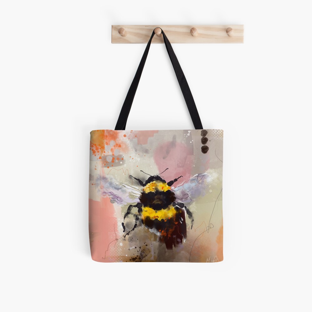 Aperçu de l'œuvre Tote bag doublé créée et vendue par Macy-LeighArt.