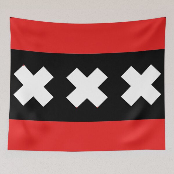 Item preview, Amsterdam Flag designed and sold by Myra365Art.