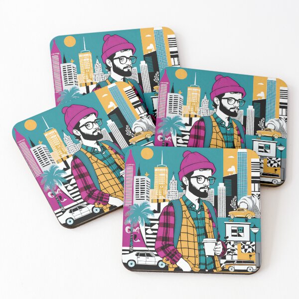 Item preview, Postmodern Hipster – The Ironic Trendsetter designed and sold by AI-Syn-Pro.