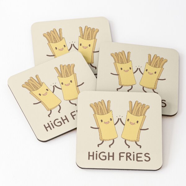 Item preview, High Fries Funny Cartoon designed and sold by FlashCraft Design.