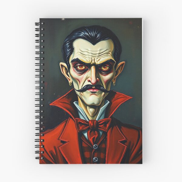 Item preview,  Creepy stylized Haunted House  portrait of a old man with a mustache designed and sold by Vintage Designs +.