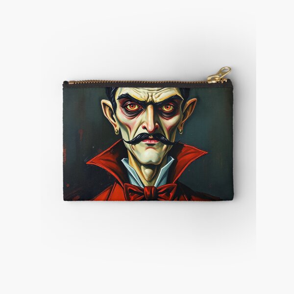 Item preview,  Creepy stylized Haunted House  portrait of a old man with a mustache designed and sold by Vintage Designs +.