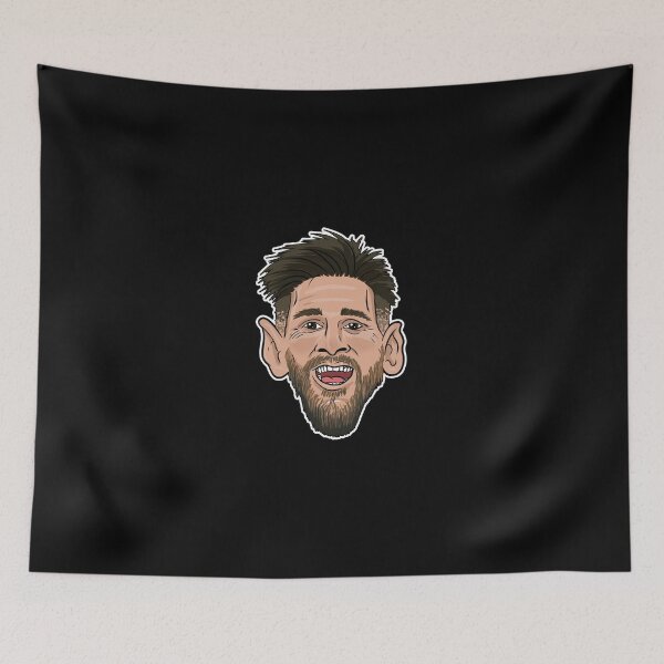Item preview, messi toon face argentina designed and sold by Blck-Acid-Devil.