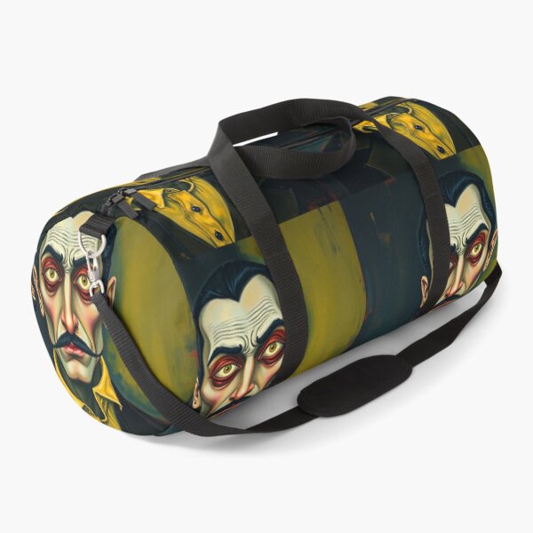 Item preview, Creepy stylized Haunted House  portrait of a old man with a mustache designed and sold by Vintage Designs +.