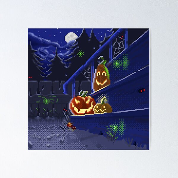 Vista previa del artículo con la obra «Halloween time!», diseñado y vendido por HugoSArtist.
