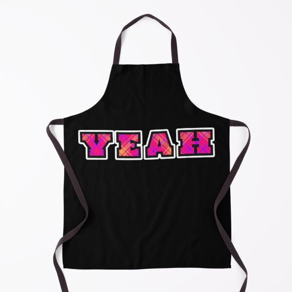 Item preview, yeah, checkered writing, vivid pink yeah designed and sold by silent-violin.