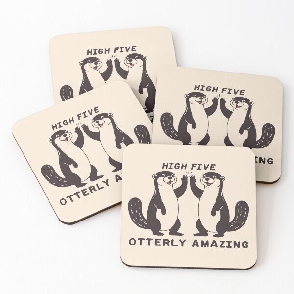 Item preview, Otterly Amazing High Five designed and sold by FlashCraft Design.