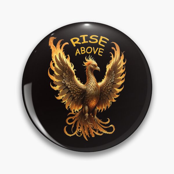 Item preview, Rise Above Phoenix Fire Mythical Bird designed and sold by Atteestude.