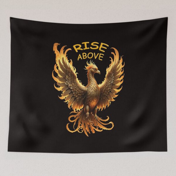 Item preview, Rise Above Phoenix Fire Mythical Bird designed and sold by Atteestude.