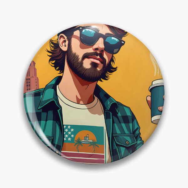 Item preview, Copy of Postmodern Hipster – The Ironic Trendsetter designed and sold by AI-Syn-Pro.