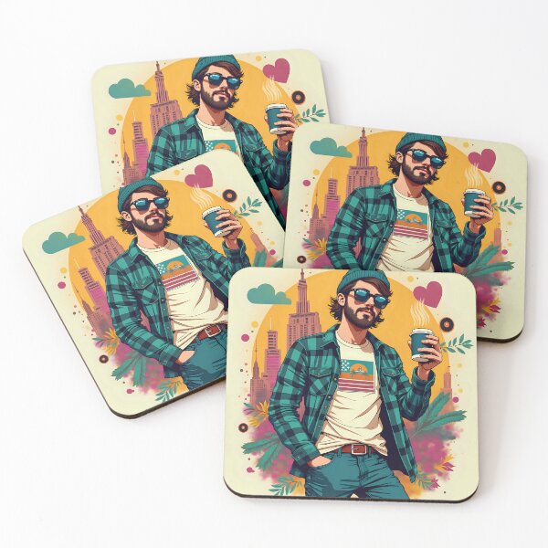 Item preview, Copy of Postmodern Hipster – The Ironic Trendsetter designed and sold by AI-Syn-Pro.