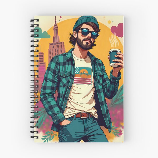 Item preview, Copy of Postmodern Hipster – The Ironic Trendsetter designed and sold by AI-Syn-Pro.