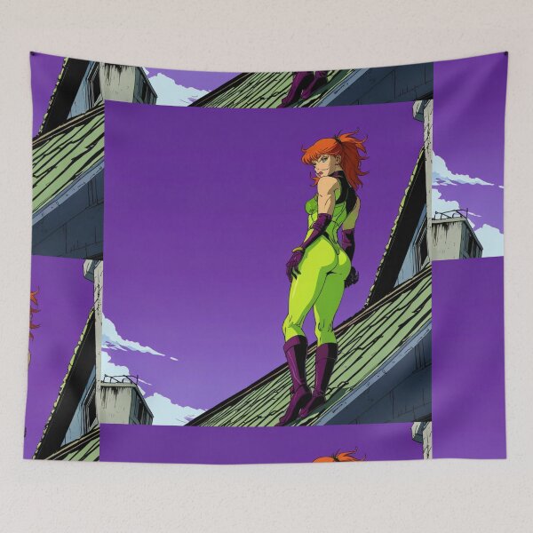 Item preview, Ninja Assassin Female Anime Manga illustration pop culture designed and sold by Vintage Designs +.