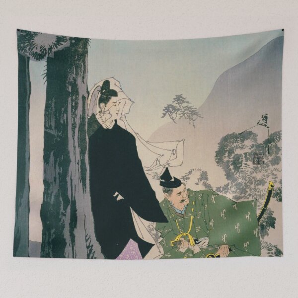 Item preview, Katsuyama Temple Moon - Tsukioka Yoshitoshi designed and sold by store-wasabi.
