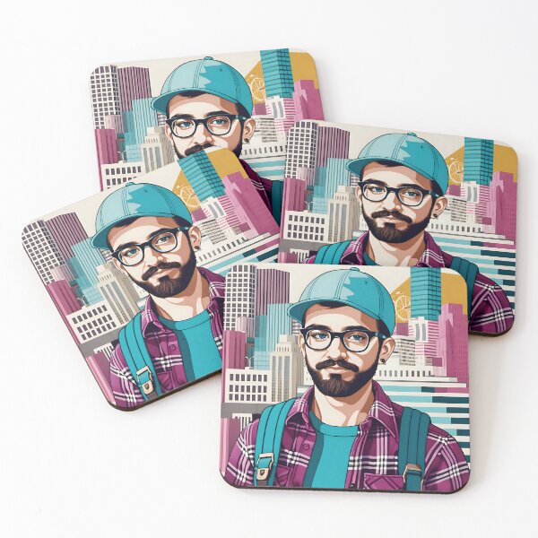 Item preview, Copy of Copy of Postmodern Hipster – The Ironic Trendsetter designed and sold by AI-Syn-Pro.