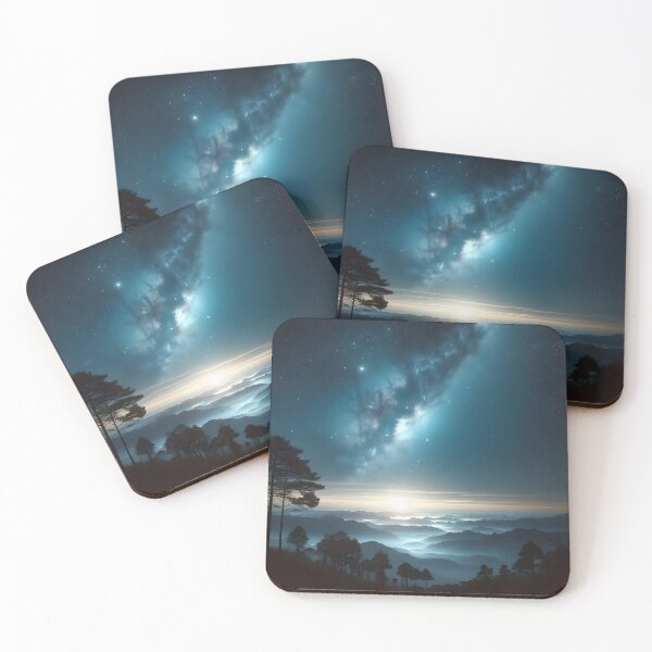 Item preview, hilly landscape in the evening light designed and sold by Heidi25L.