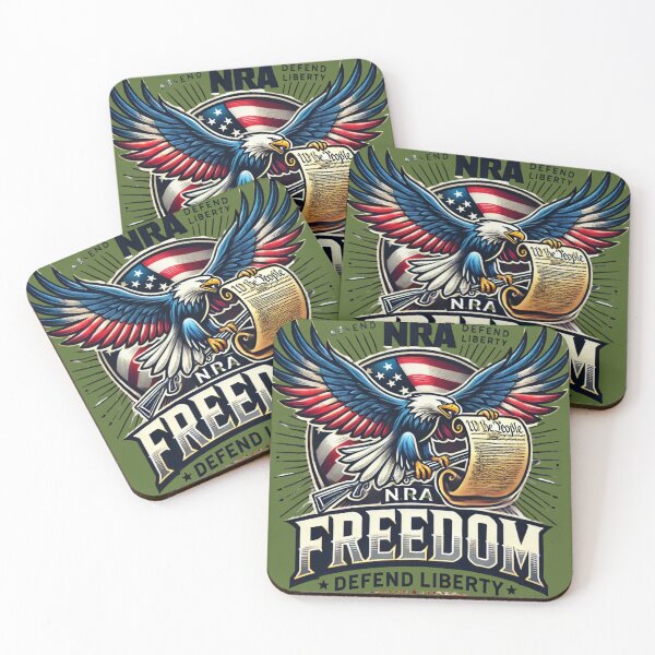 Item preview, NRA National Riffle Association USA Defend Freedom Liberty Guns designed and sold by BestDetailer.