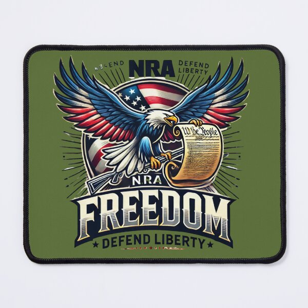 Item preview, NRA National Riffle Association USA Defend Freedom Liberty Guns designed and sold by BestDetailer.