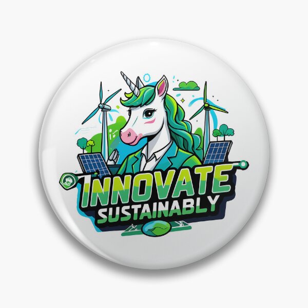 Item preview, Innovate Sustainably - Eco Inventor Unicorn designed and sold by zoughlal.