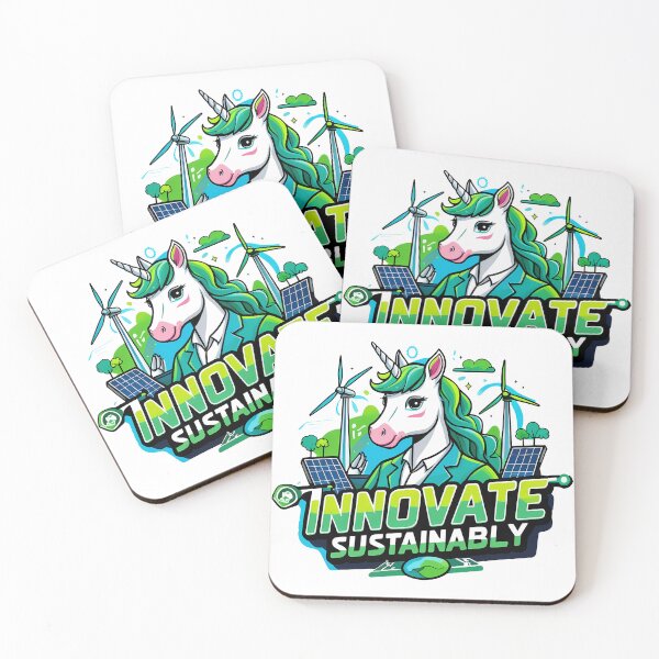 Item preview, Innovate Sustainably - Eco Inventor Unicorn designed and sold by zoughlal.
