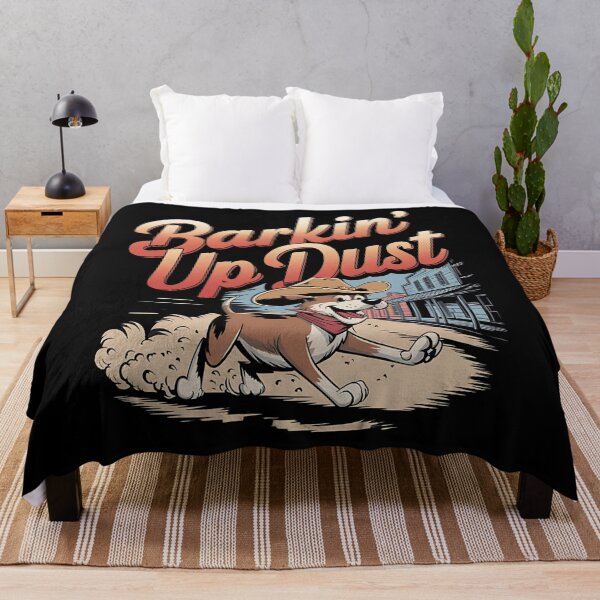 Item preview, Barkin' up dust - Cowboy dog - Get the cowboy dog out - Think cowboy dog - Free cowboy dog - Run for the cowboy dog - Funky cowboy dog designed and sold by JansenGS.