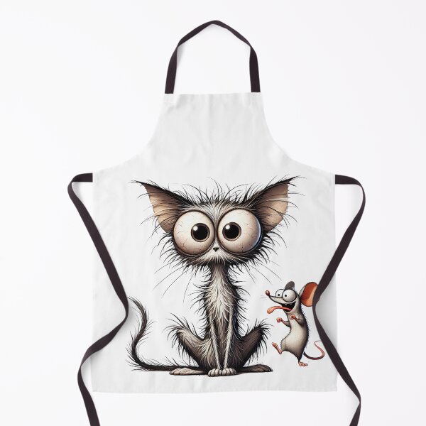 Item preview, Scrawny cat and mocking mouse. A funny t-shirt design designed and sold by FusiTink.