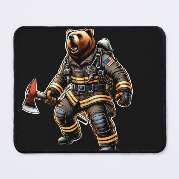 Item preview, Fireman bear designed and sold by SaNNty.