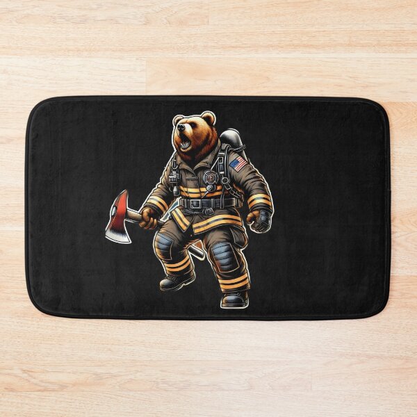 Item preview, Fireman bear designed and sold by SaNNty.