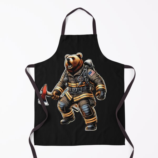 Item preview, Fireman bear designed and sold by SaNNty.