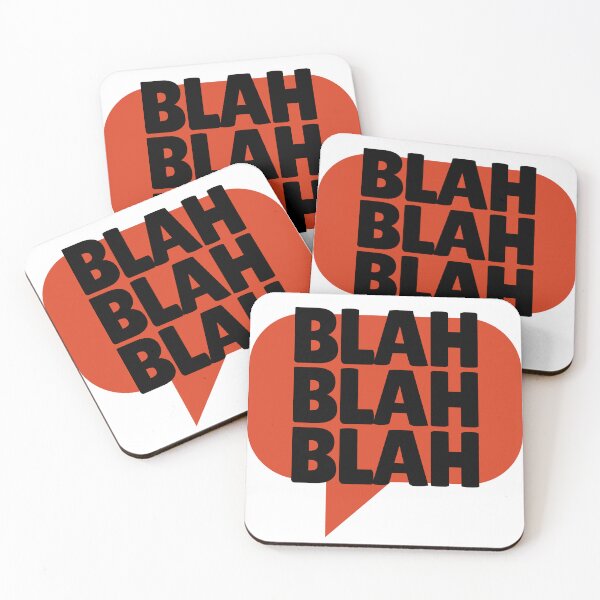 Item preview, Blah Blah Blah designed and sold by Hobsquable.