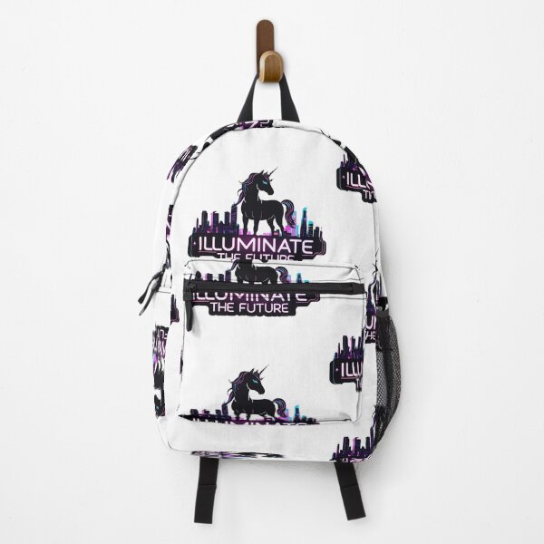 Item preview, Illuminate the Future - Holographic City Unicorn designed and sold by zoughlal.