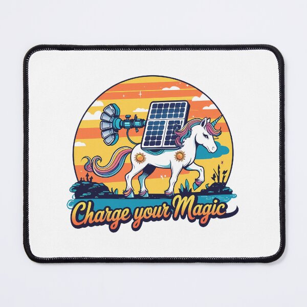 Item preview, Charge Your Magic - Solar Unicorn Pioneer designed and sold by zoughlal.