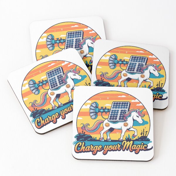 Item preview, Charge Your Magic - Solar Unicorn Pioneer designed and sold by zoughlal.