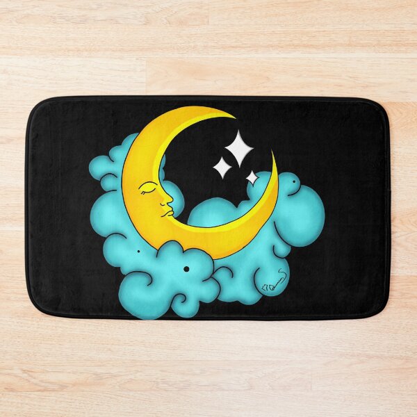 Item preview, Sleeping Moon in Fluffy Clouds designed and sold by QueenS-Gallery.