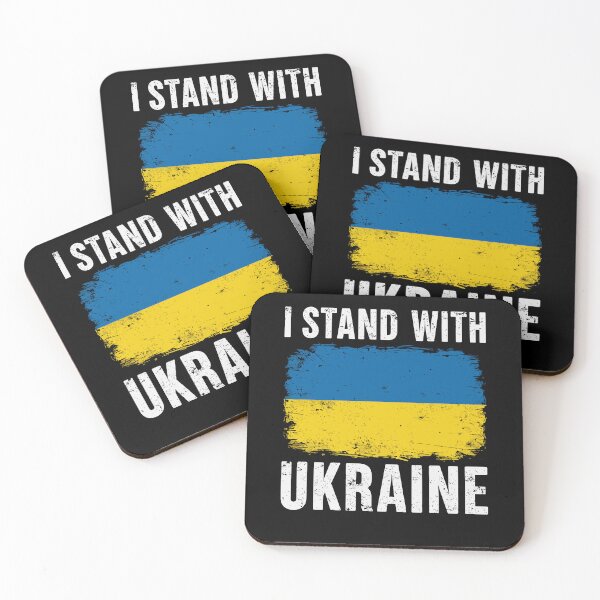 Aperçu de l'œuvre Vintage Je soutiens l'Ukraine Drapeau ukrainien Pride créée et vendue par varioarts.